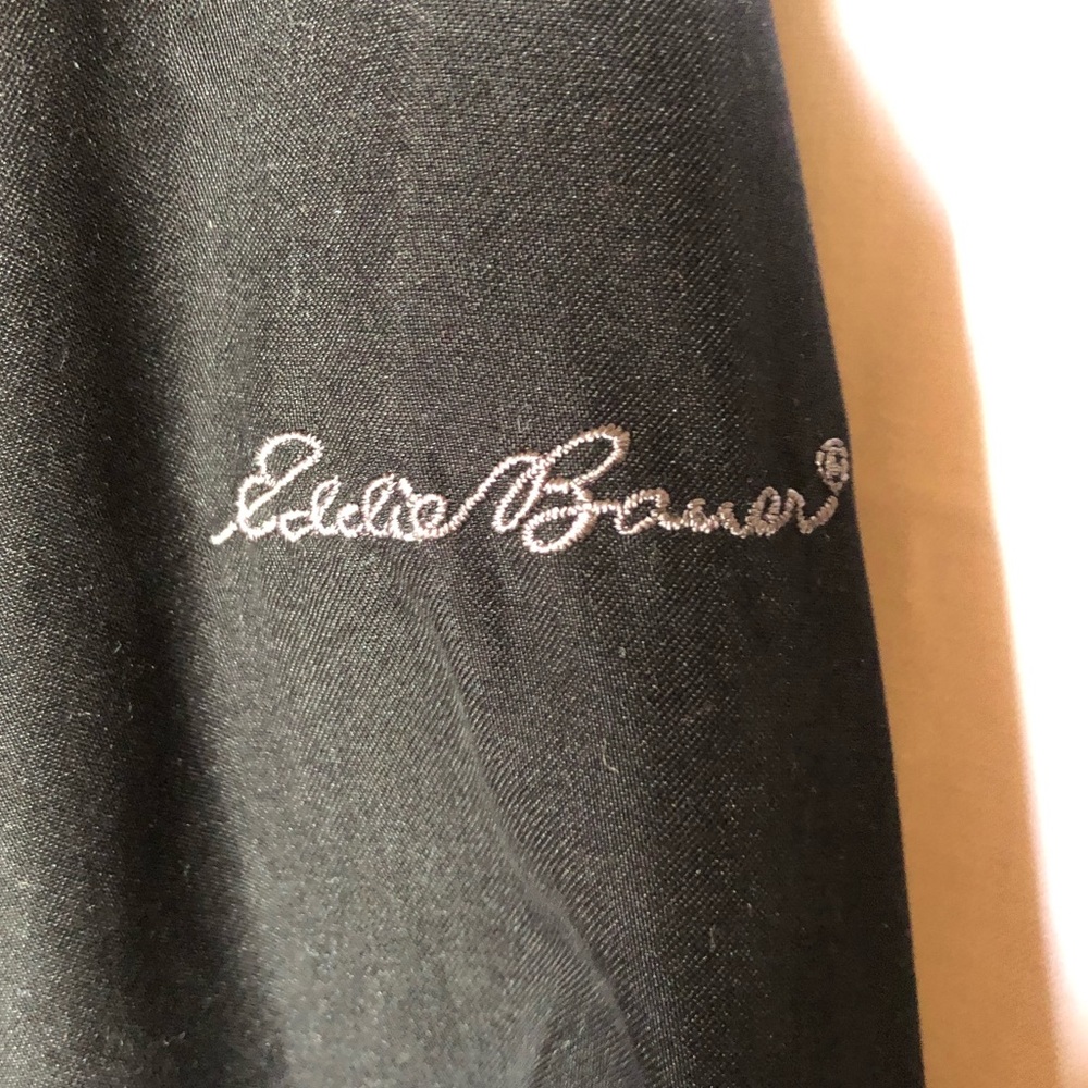 Eddie Bauer Black Women’s Quarter-zip Golf Jacket Sz L - Picture 7 of 7